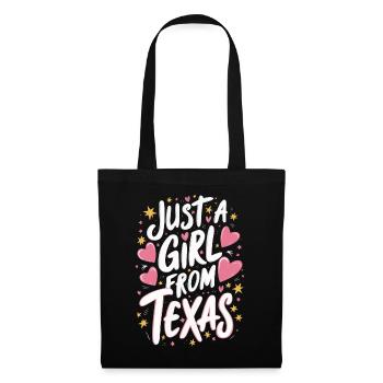 État du Texas Texans Texas - Sac en tissu - noir - Devant
