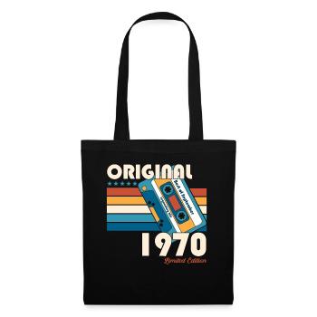 54th Birthday Vintage September 1970 Vintage 70's - Tote Bag - black - Front
