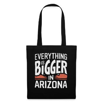 Arizona, États-Unis, Amérique - Sac en tissu - noir - Devant
