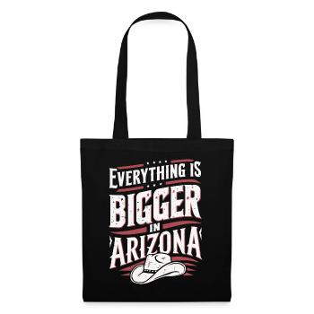 Arizona, États-Unis, Amérique - Sac en tissu - noir - Devant