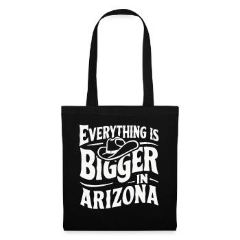 Arizona, États-Unis, Amérique - Sac en tissu - noir - Devant