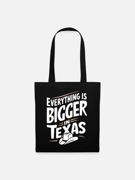 Texas State Texaner Texas - Stoffbeutel - Schwarz