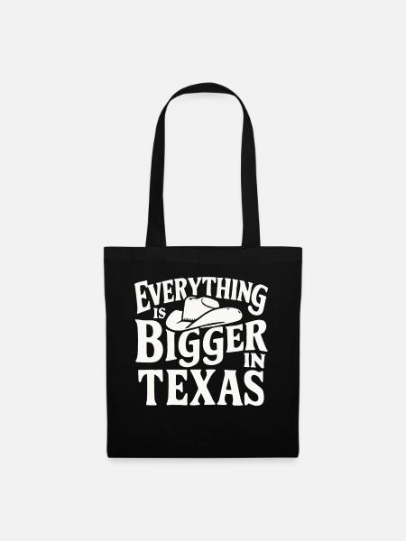 Texas State Texaner Texas - Stoffbeutel - Schwarz