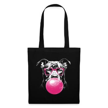 Cane Corso Chien - Sac en tissu - noir - Devant