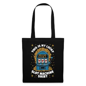 Jeux de casino Casino Las Vegas Joueurs - Sac en tissu - noir - Devant