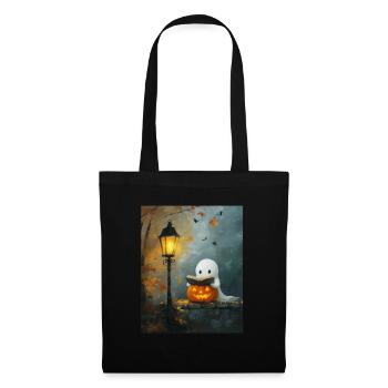 Cadeau d’Halloween Femmes Hommes Enfants Décoration - Sac en tissu - noir - Devant