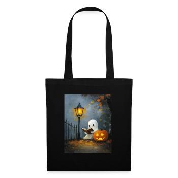 Halloween Geschenk Frauen Geist Männer Kinder Deko - Stoffbeutel - Schwarz - Vorne