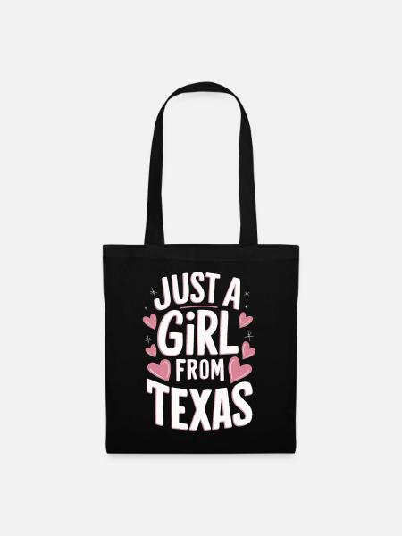 Texas State Texaner Texas - Stoffbeutel - Schwarz