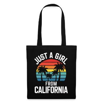 Californie États-Unis Amérique - Sac en tissu - noir - Devant