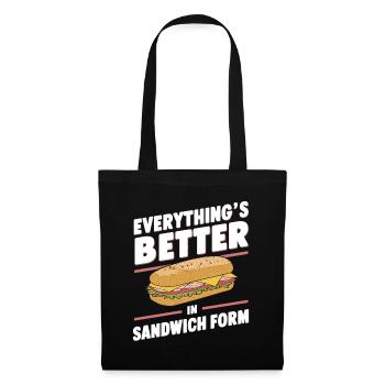Sandwich Maker Toasted And Grilled Sandwiches - Stoffbeutel - Schwarz - Vorne