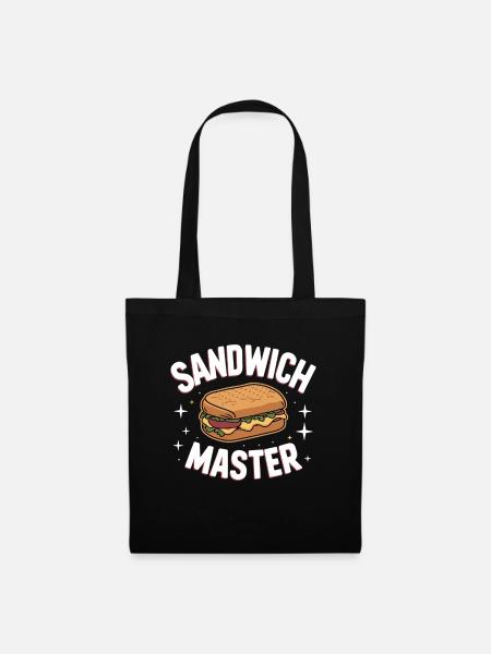 Sandwich Master - Stoffbeutel - Schwarz