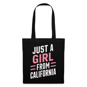 Californie États-Unis Amérique - Sac en tissu - noir - Devant