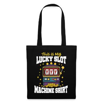 Jeux de casino Casino Las Vegas Joueurs - Sac en tissu - noir - Devant