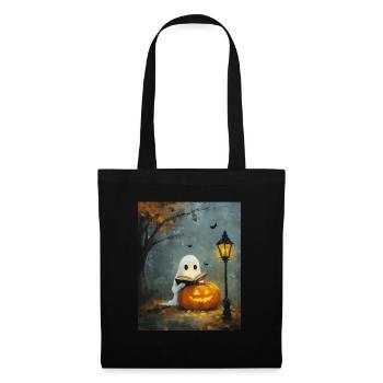 Cadeau d’Halloween Femmes Hommes Enfants Décoration - Sac en tissu - noir - Devant