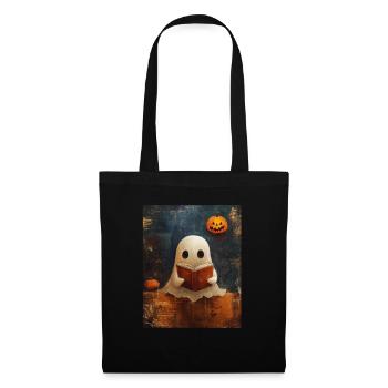 Cadeau d’Halloween Femmes Hommes Enfants Décoration - Sac en tissu - noir - Devant