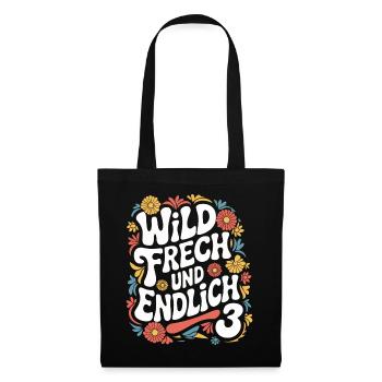 Birthday Gift 3 Years Children's Birthday - Tote Bag - black - Front