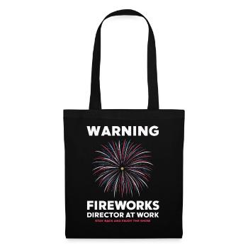 Pyrotechniker Feuerwerk Pyrotechnik - Stoffbeutel - Schwarz - Vorne