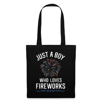Pyrotechnie Feux d’artifice Pyrotechnie - Sac en tissu - noir - Devant