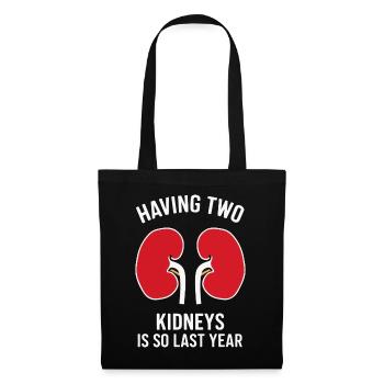 Kidney Donor Kidney Organ Donor - Tote Bag - black - Front