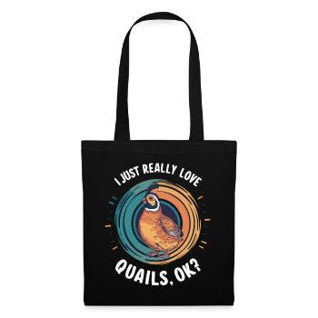 Quail Bird Quails - Tote Bag - black - Front
