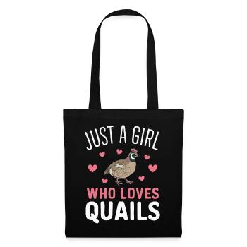 Quail Bird Quails - Tote Bag - black - Front