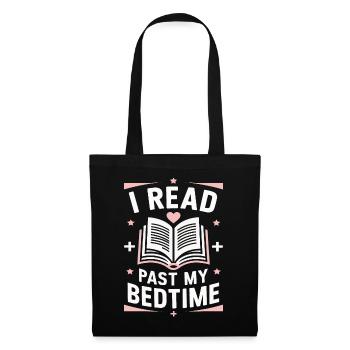 Bücher Buch lesen Bücherei Bibliothek Bücherwurm - Stoffbeutel - Schwarz - Vorne