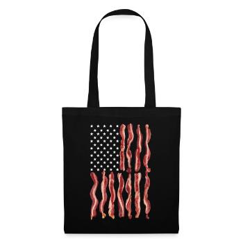 États-Unis Amérique Drapeau Patriotes - Sac en tissu - noir - Devant