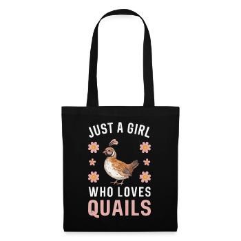 Quail Bird Quails - Tote Bag - black - Front