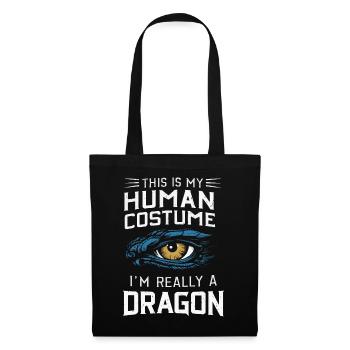 Dragon Mystique Dragon Fantasy - Sac en tissu - noir - Devant
