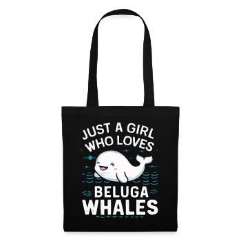 Beluga Whale Ocean Belugas Whales - Tote Bag - black - Front
