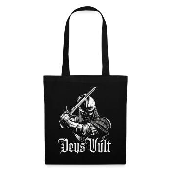 Chevaliers croisés Templiers Moyen Âge - Sac en tissu - noir - Devant