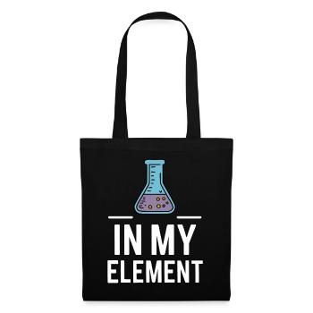 Chemiker Chemie Wissenschaft Atom Molecule - Stoffbeutel - Schwarz - Vorne