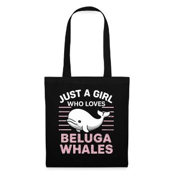 Beluga Whale Ocean Belugas Whales - Tote Bag - black - Front