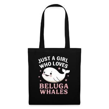 Beluga Whale Ocean Belugas Whales - Tote Bag - black - Front