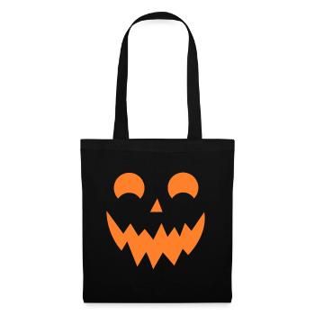 Halloween Pumpkin Face Halloween Costume Pumpkin - Tote Bag - black - Front