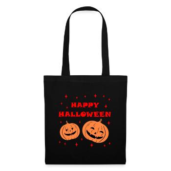 Happy Halloween Pumpkins Idée de costume de fête d’Halloween - Sac en tissu - noir - Devant