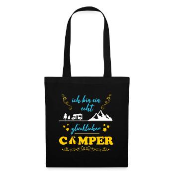 Camping Really Happy Camper Cadeau Homme - Sac en tissu - noir - Devant