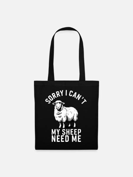 Sheep Sheep Farmer Lamb Farmer - Tote Bag - black