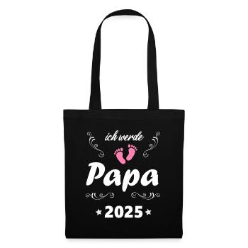 Je vais être papa 2025 Enceinte 2025 Paternité - Sac en tissu - noir - Devant