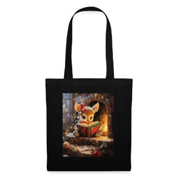 Christmas Elf Women Men Children Christmas - Tote Bag - black - Front