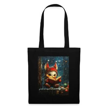 Christmas Elf Women Men Children Christmas - Tote Bag - black - Front