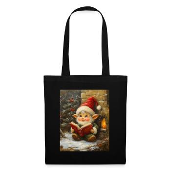 Christmas Elf Women Men Children Christmas - Tote Bag - black - Front