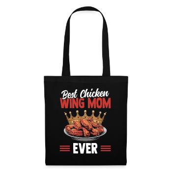 Meilleure maman d’ailes de poulet de tous les temps Mamans d’ailes de poulet - Sac en tissu - noir - Devant