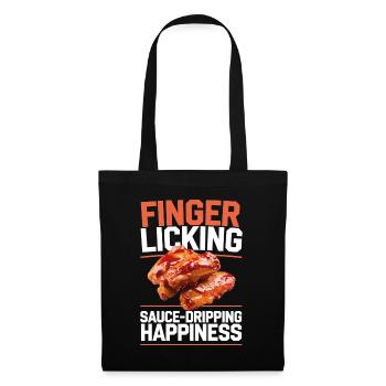 Chicken Wings Fast Food Lover Gift - Tote Bag - black - Front