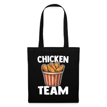 Chicken Wing Team Deep Fried Chicken Wings Food - Tote Bag - black - Front
