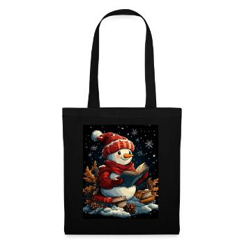 Snowman Christmas Decoration Women Men Children - Tote Bag - black - Front