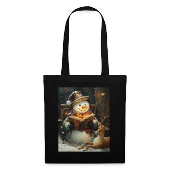 Snowman Christmas Women Men Children - Tote Bag - black - Front