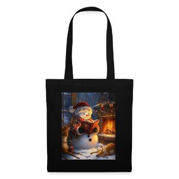Snowman Christmas Women Men Children - Tote Bag - black - Front