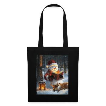 Snowman Christmas Women Men Children - Tote Bag - black - Front