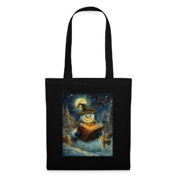 Snowman Christmas Decoration Women Men Children - Tote Bag - black - Front